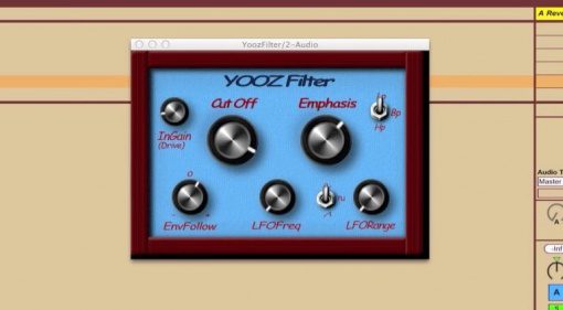 Yooz Filter Ladder Plug-in GUI