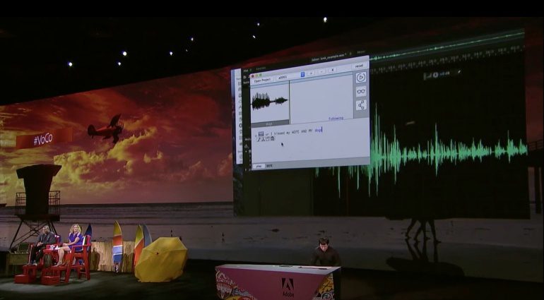 Adobe VoCo MAX Event Praesentation Audio Editing