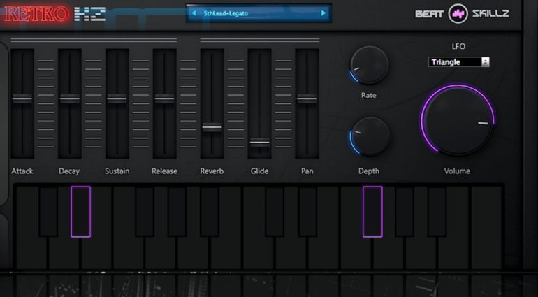 Beatskillz RetroKZ - der Synthesizer und Sampleplayer für achtziger Jahre Sounds