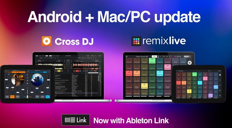 Cross DJ & Remixlive bieten platformübergreifend Ableton Link