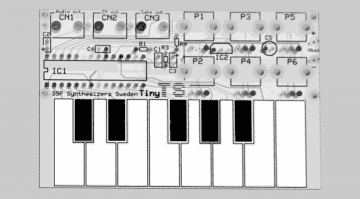 The Tiny TS - DIY Touch-Synthesizer in Kreditkartengröße