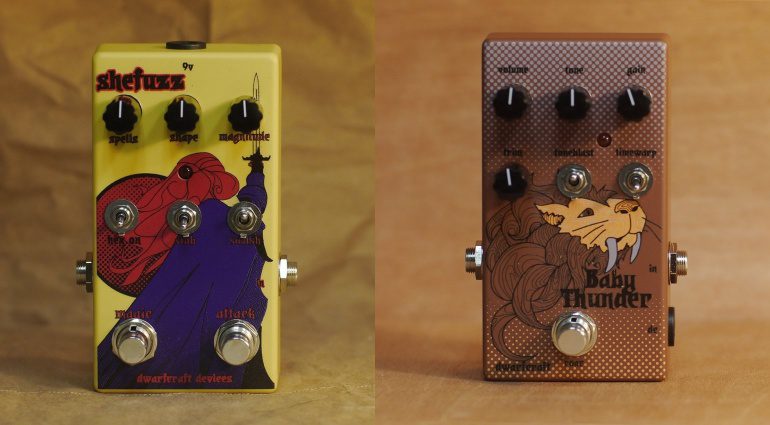 Dwarfcraft Devices SheFuzz Baby Thunder Fuzz Pedal Front