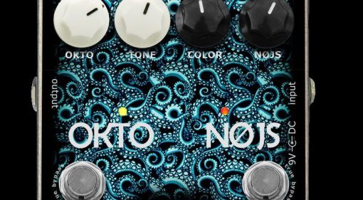 EMMA Electronic OKTO-NØJS ON-1 Oktaver Fuzz Pedal Front Close Up