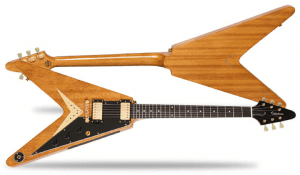 Epiphone Korina Flying V Guitar Front Back