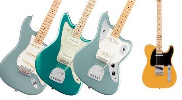 Fender American Professional Series Jazzmaster Jaguar Stratocaster Telecaster E-Gitarre FRont