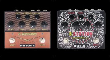 Hotone Performer Effekt Pedal A Station B Station Front Schwarz