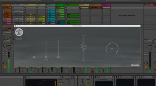 Klevgr Haaze STereo Width Plug-in Haas Effekt Split EQ GUI