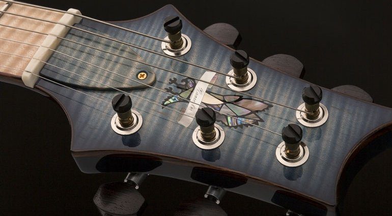 Paul Reed Smith PRS McCarty 94 Private Stock Headstock Mosaik Close Up