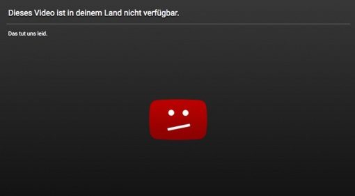 Youtube GEMA Einigung Sperrtafel