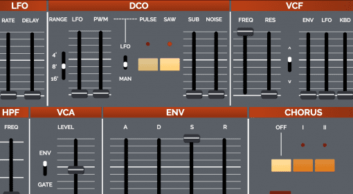 Der Roland Juno-106 Synthesizer für den Browser - 106.JS