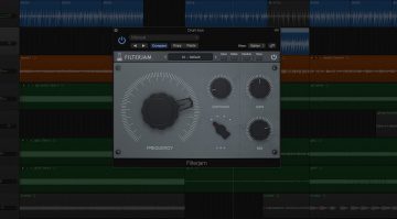 AudioThing FilterJam Filter Plug-in Effekt GUI Logic X