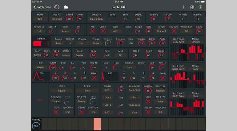 Coffeeshopped Patch Base - der iOS-Multi-Synth-Editor jetzt auch mit Korg microKorg