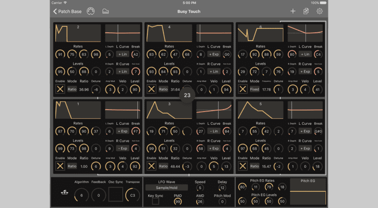 Coffeeshopped Patch Base - der iOS-Multi-Synth-Editor jetzt auch mit Korg microKorg