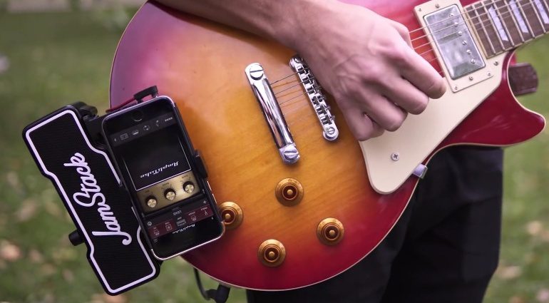 Jamstick Les Paul Clip On Amp Verstaerker Kickstarter Front