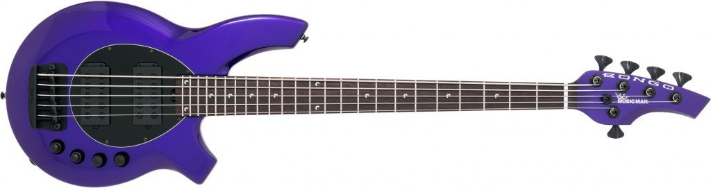 Music Man Bongo Bass Purple Front