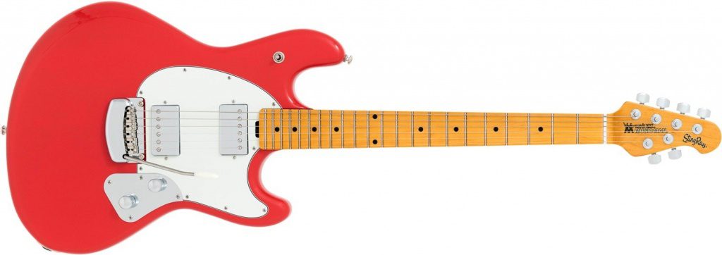 Music Man Sting Ray Guitar Red Front