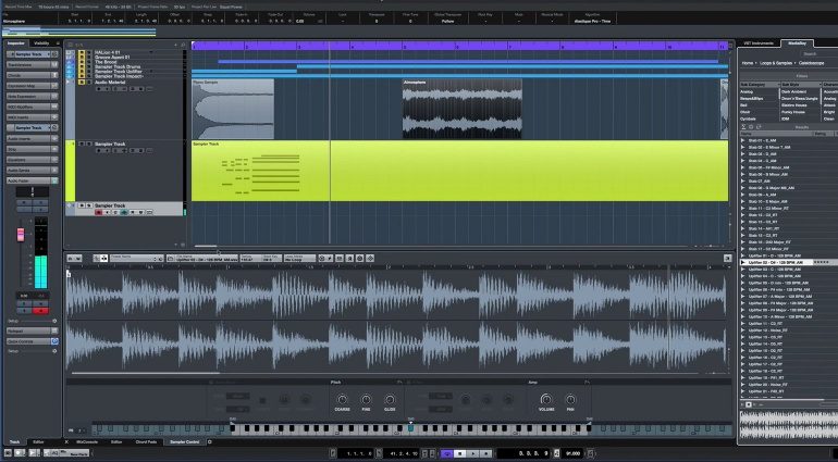 Steinberg Cubase 9 Sampler Track