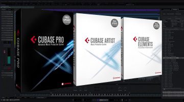 Steinberg Cubase Pro 9 Artist Elements Packshots DAW GUI Titelbild