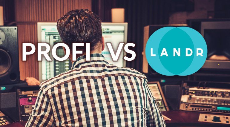 Profi vs LANDR Video Mastering Vergleich