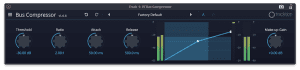 Tracktion Plug-in Effekt Bus Compressor GUI