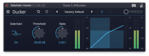 Tracktion Plug-in Effekt Ducker GUI