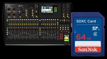 Behringer X32 SD Card Recording