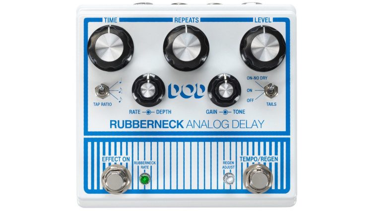 DOD Rubberneck Analog Delay Pedal Total Front