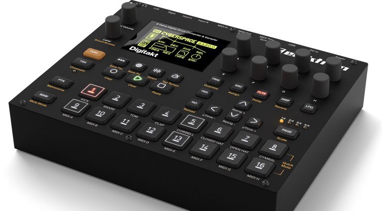 Elektron Digitakt Drum Computer Sampler Front NAMM