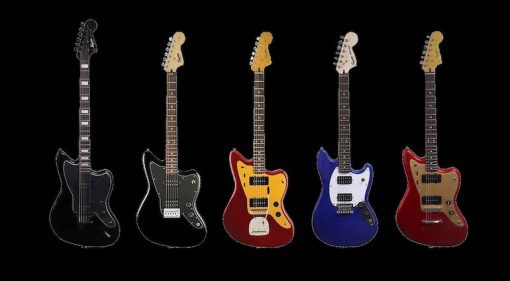 Fender Squier Offset 2017 Lineup Collection Jazzmaster Jaguar Mustang Bariton Front Titel