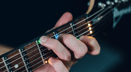 Fret Zeppelin LED Gitarre lernen Kick Starter