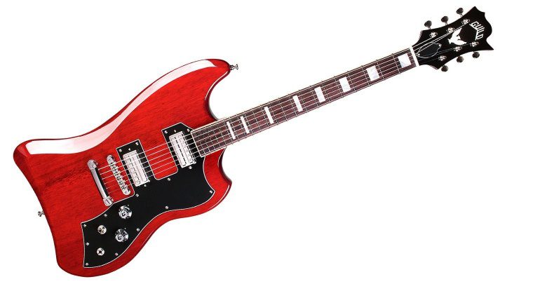 Guild S-200 T-Bird ST Cherry Red E-Gitarre Front