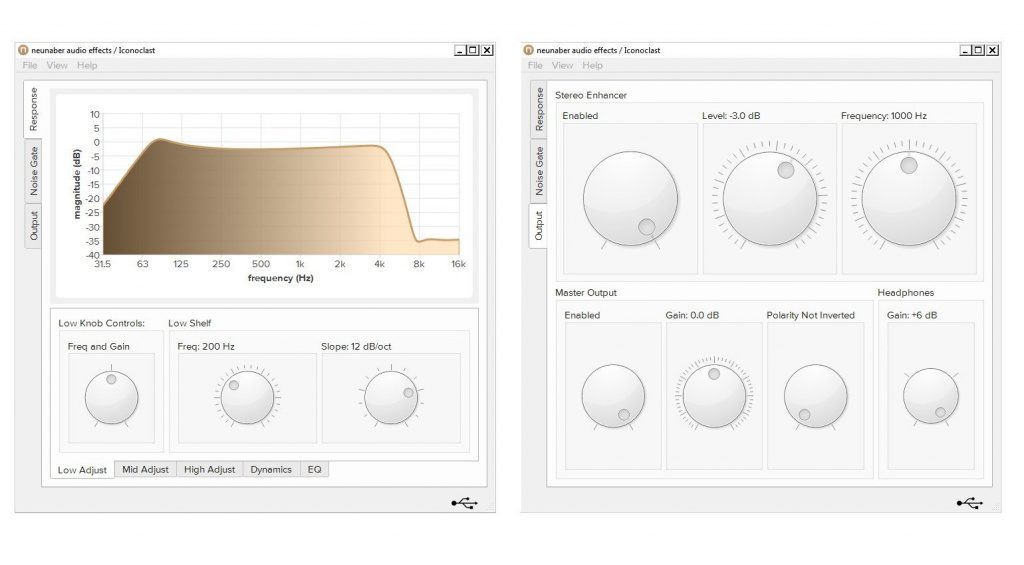 Neunhaber Iconoclast Software Preferences Einstellungen GUI