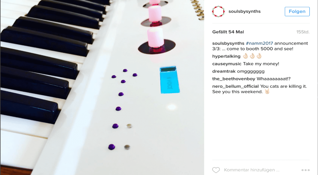 NAMM 2017: Soulsby teasert einen 6-stimmigen Synthesizer an!