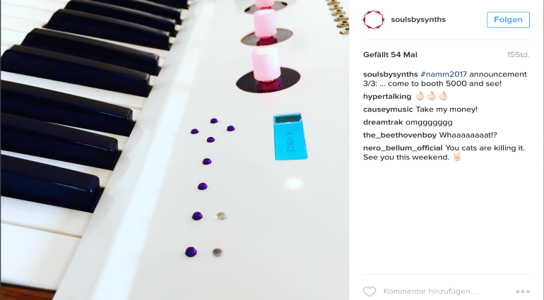 NAMM 2017: Soulsby teasert einen 6-stimmigen Synthesizer an!