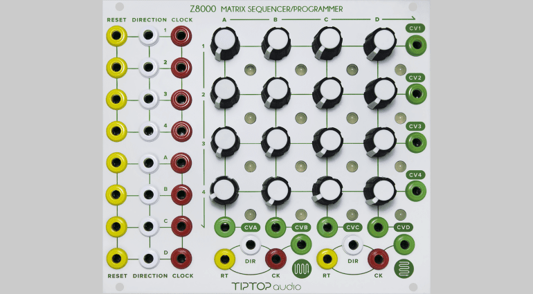 TipTop Audio Z8000 - der zehnfache Matrix Sequencer mit neuem Gewand