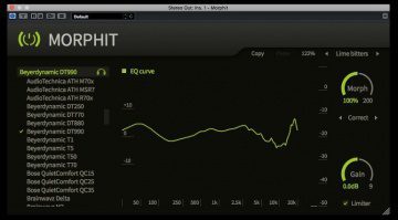 Toneboosters Morphit Plug-in GUI Cubase