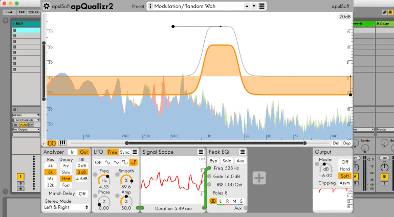 apulSoft apQualizr2 - das modulare Equalizer Plug-in