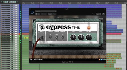 Black Rooster Audio Cypress TT-15 Orange Tiny Terror Amp Simulation Plugin DAW GUI