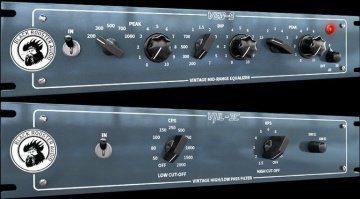 Black Rooster Audio VHL-3C VEQ-5 Passive Equalizer Pultec Plug-in GUI