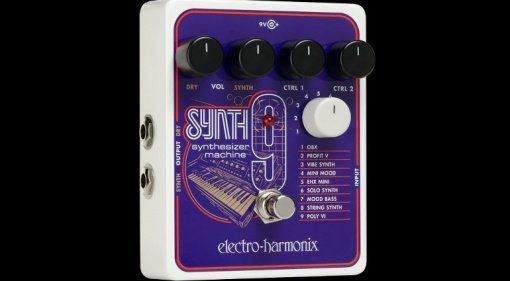 Electro Harmonix EHX Synth9 Effekt Pedal Front Titel