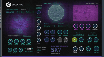 Eplex7 DSP Particle Collider SX7 - Sci-Fi, Aliens, Drones und mehr in einem VST-Plug-in