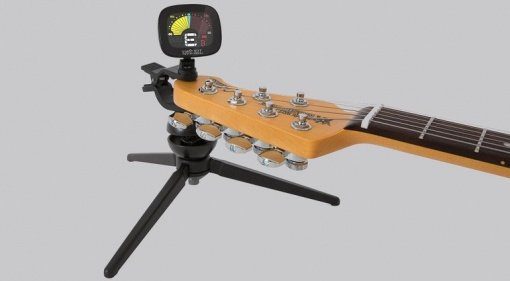 Ernie Ball CradleTune Clip On Tuner Stativ Front Gitarre Klein Teaser