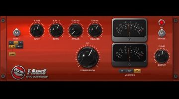 IK Multimedia T-RackS Custom Shop Opto Compressor PLug-in GUI Front