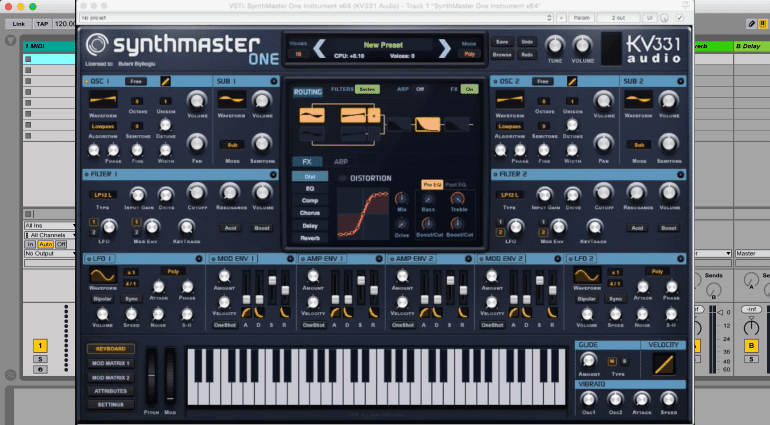 KV331 Audio Synthmaster One - ein Wavetable Synthesizer für alle Fälle