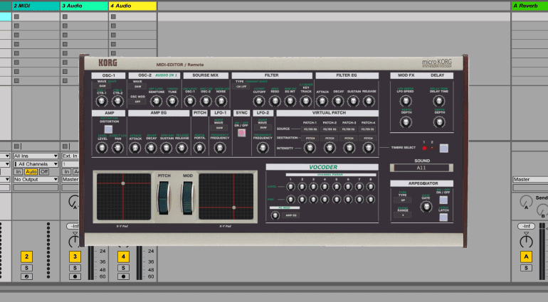 Momo Müllers MIDI- und VST-Editor für Korg MicroKorg veröffentlicht