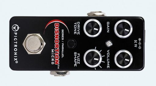 Pigtronix Disnortion Micro Effekt Pedal Fuzz Overdrive Front Titel