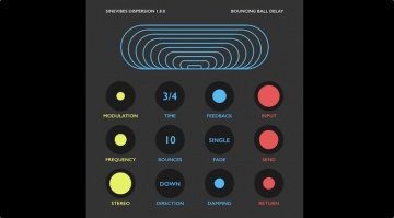 Sinevibes Dispersion Delay Plug-in GUI Teaser