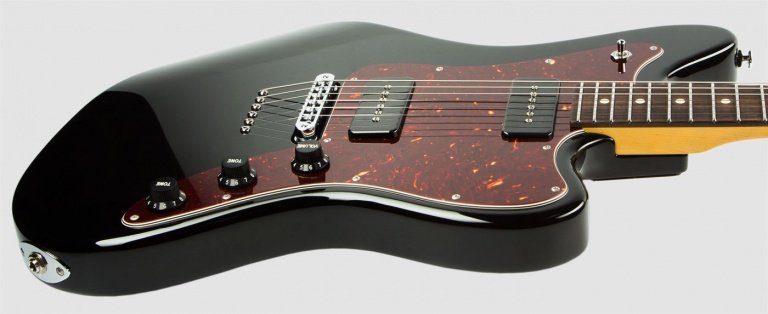 Suhr Classic JM Pro Offset E-Gitarre Black P90