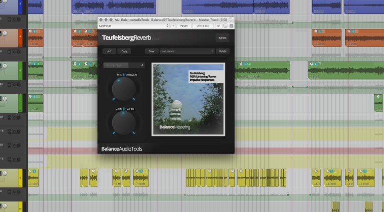 Teufelsberg Reverb Convolution Plug-in vST AU GUI