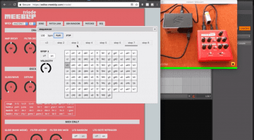 Open-Source Web-Editor für MeeBlip Anode und Triode